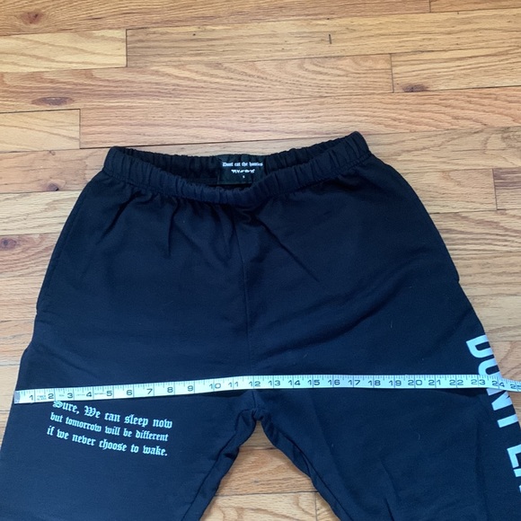 Don’t Eat the Homies jogger black sweatpants small DETH - Picture 9 of 9